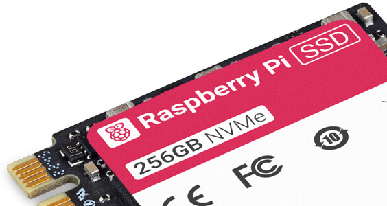 Raspberry Pi SSD Close-up