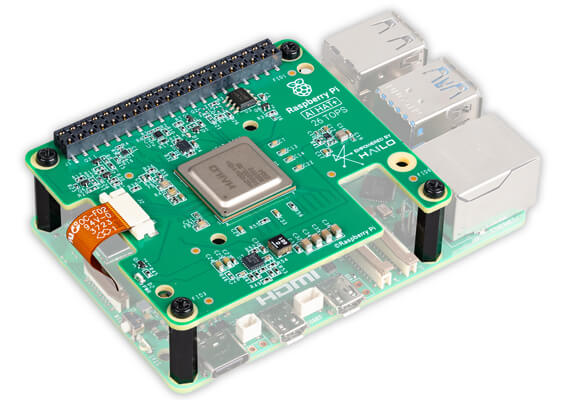 Raspberry Pi AI HAT+ Fitted to Raspberry Pi 5