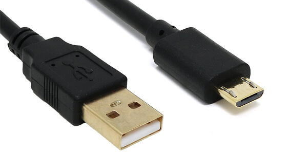 Micro-USB cable ends
