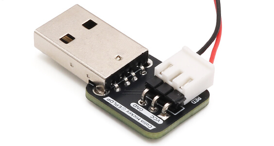 USB Power Breakout for Raspberry Pi Touch Display 2, with cable fitted