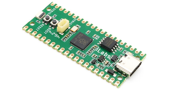 CPico board angled view