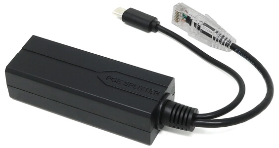 USB-C Gigabit PoE Splitter (5V 2.4A)