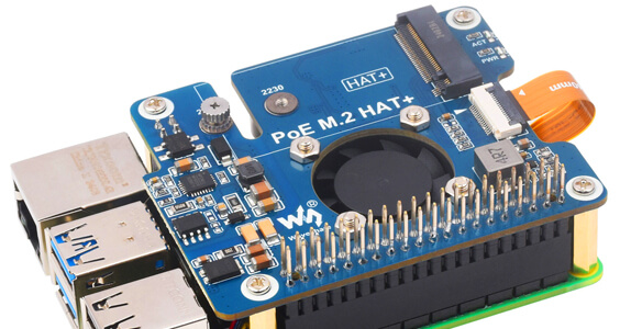 PoE M.2 HAT+ for Raspberry Pi 5