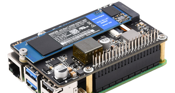 PoE M.2 HAT+ (B) for Raspberry Pi 5