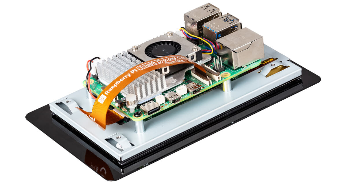 Rear of the 5" Raspberry Pi Touch Display 2