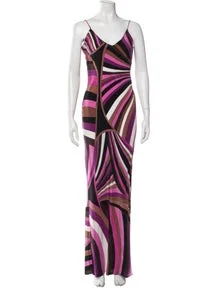 Silk Long Dress