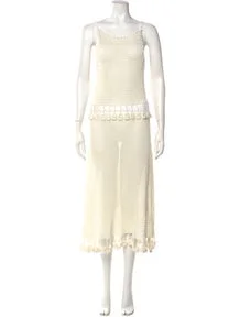 Scoop Neck Midi Length Dress w/ Tags