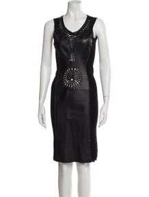 Vintage Knee-Length Dress