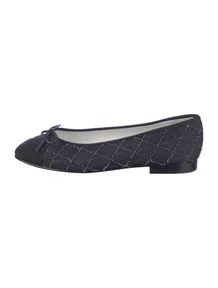 2023 Interlocking CC Logo Ballet Flats