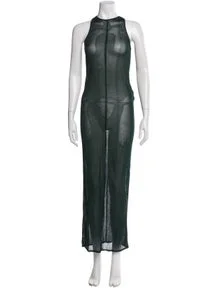 Crew Neck Long Dress