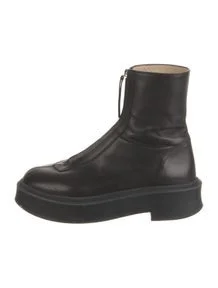 Leather Combat Boots