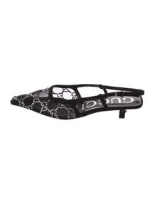 GG Logo Mesh Mules