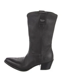 Leather Western Boots