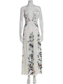 Floral Print Long Dress w/ Tags
