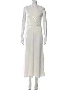 Crew Neck Long Dress