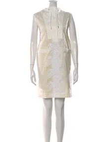 Floral Print Knee-Length Dress