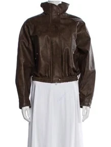 Leather Bomber Jacket