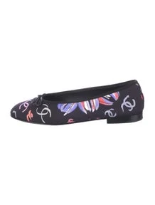 2024 Interlocking CC Logo Ballet Flats