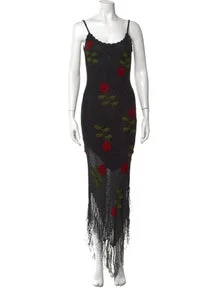 Floral Print Long Dress