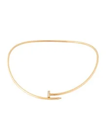 Diamonds Juste Un Clou Torque Necklace, Small Model