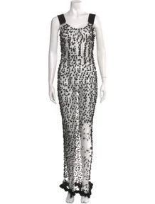 Wool Long Dress w/ Tags