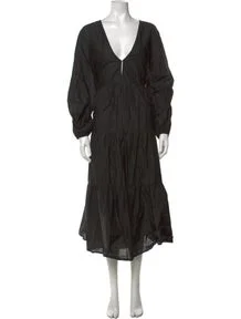V-Neck Long Dress