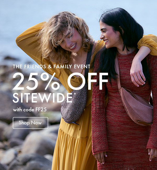  25% OFF SITEWIDE with code FF25
