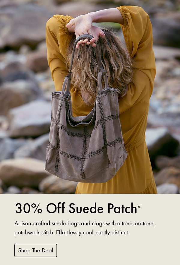 30% off Suede Patch. Shop the Deal