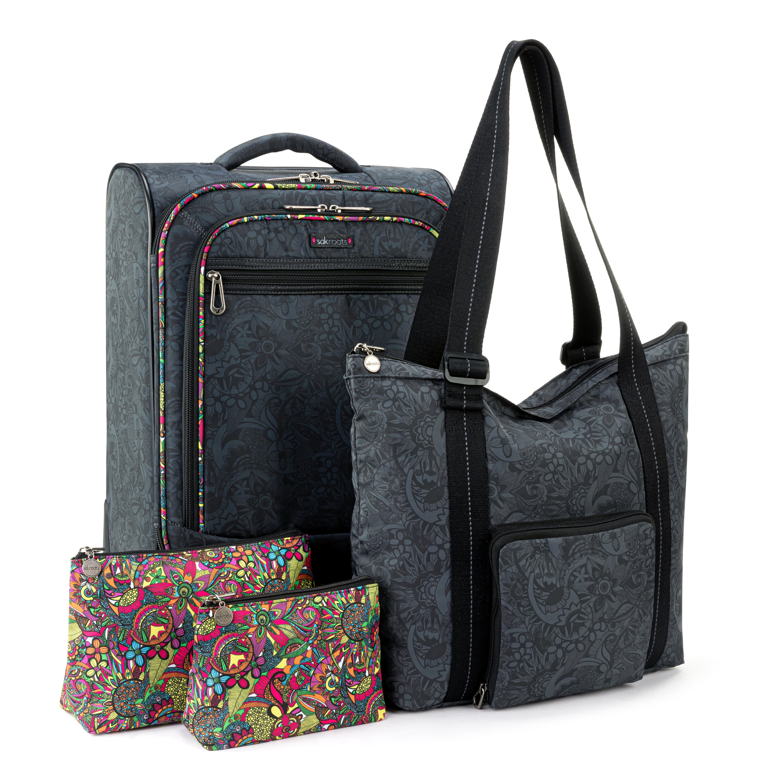 Image of Luggage Bundle - EcoTwill - Black Spirit Desert