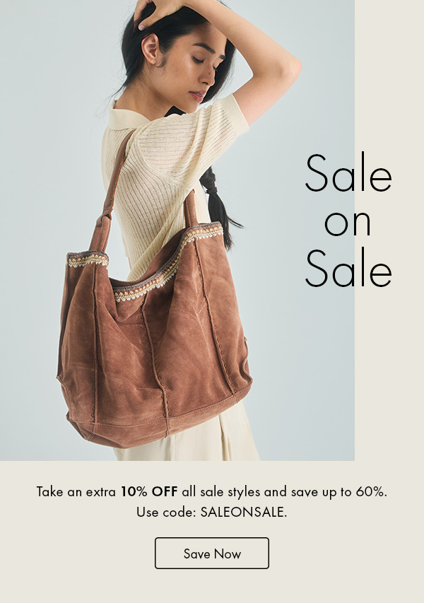10% off all sale styles with code SALEONSALE