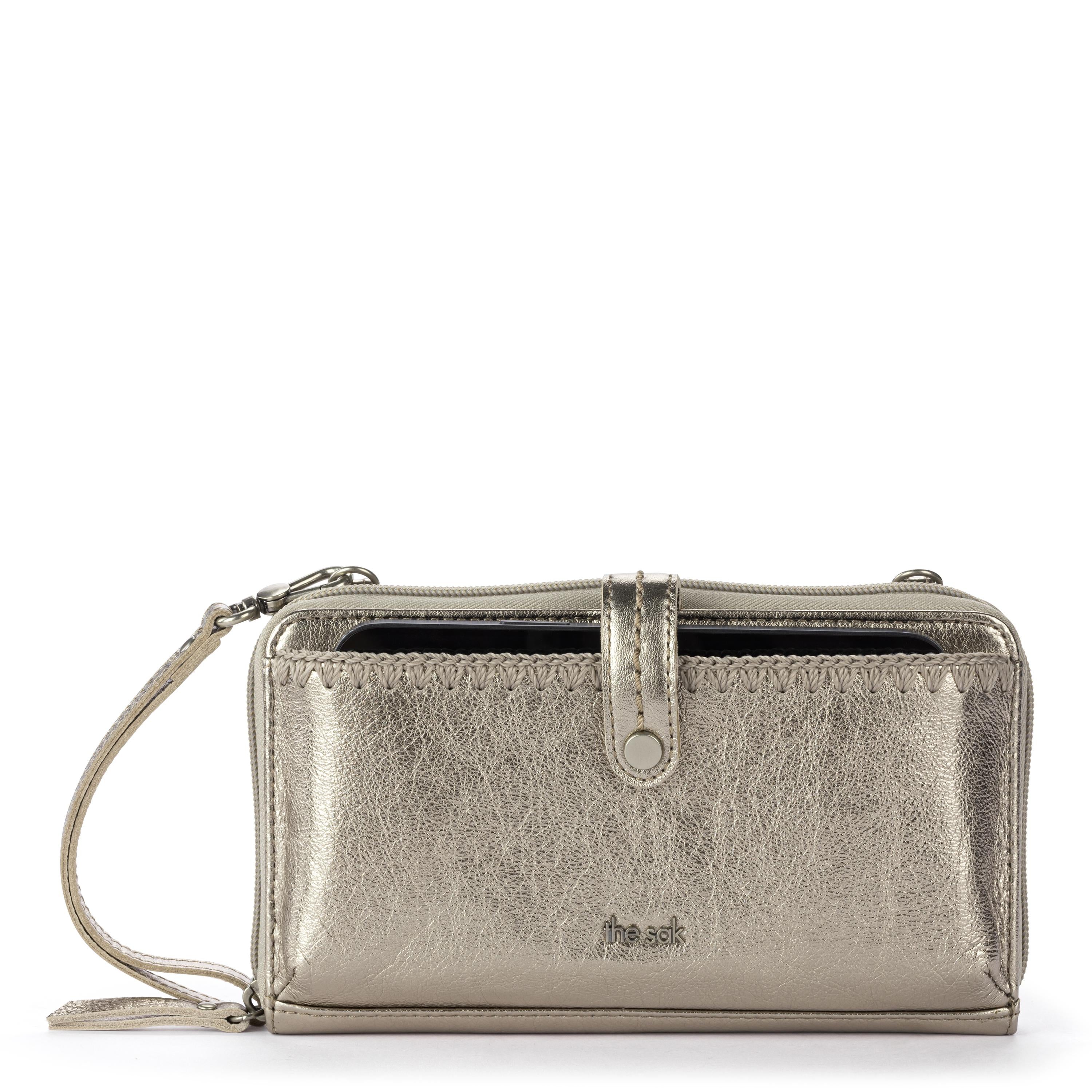 Image of Iris Smartphone Wallet - Leather - Pyrite