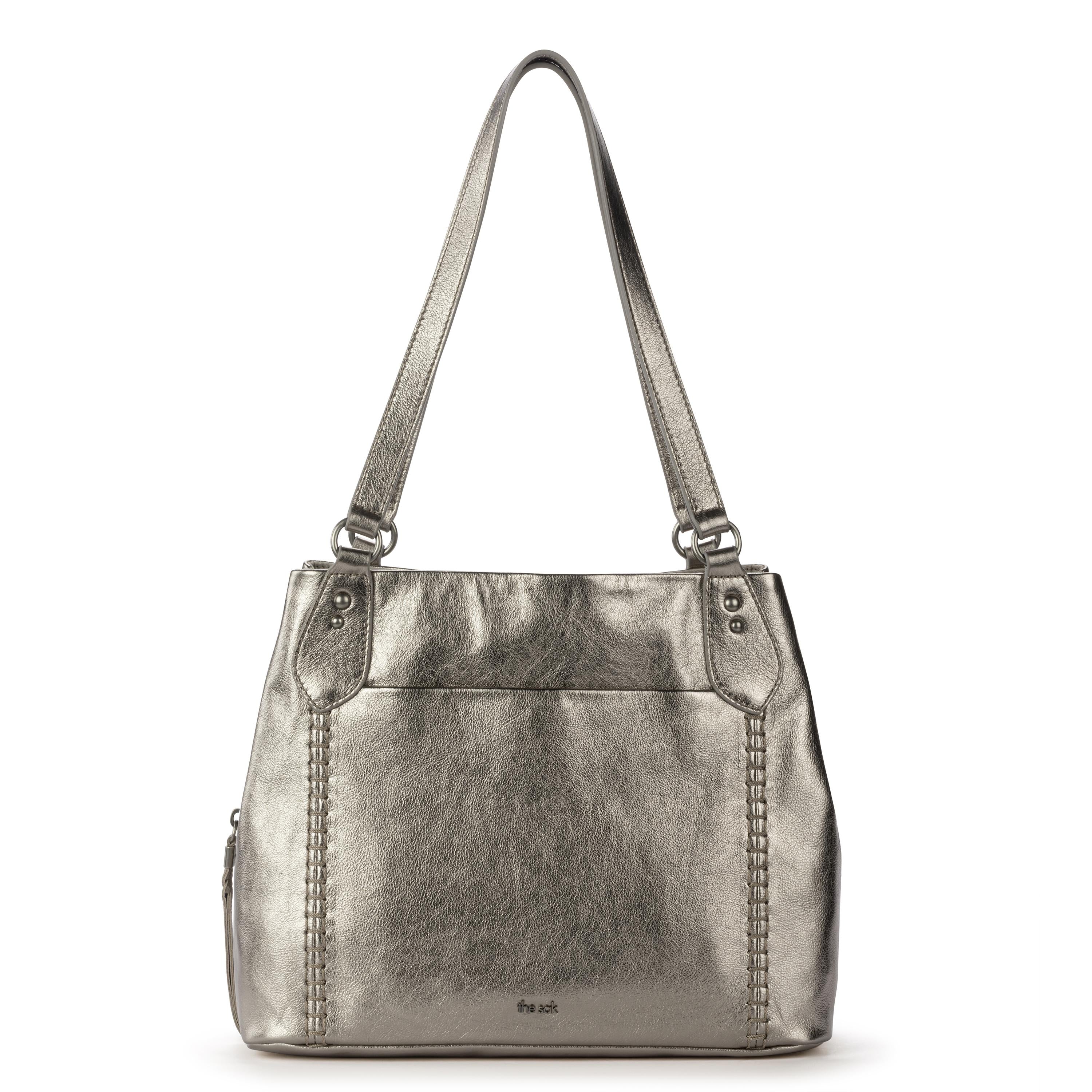 Image of Melrose Satchel - Leather - Pyrite