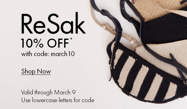 ReSak 10% off with code march10