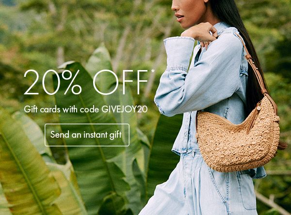 20% OFF GIFT CARDS