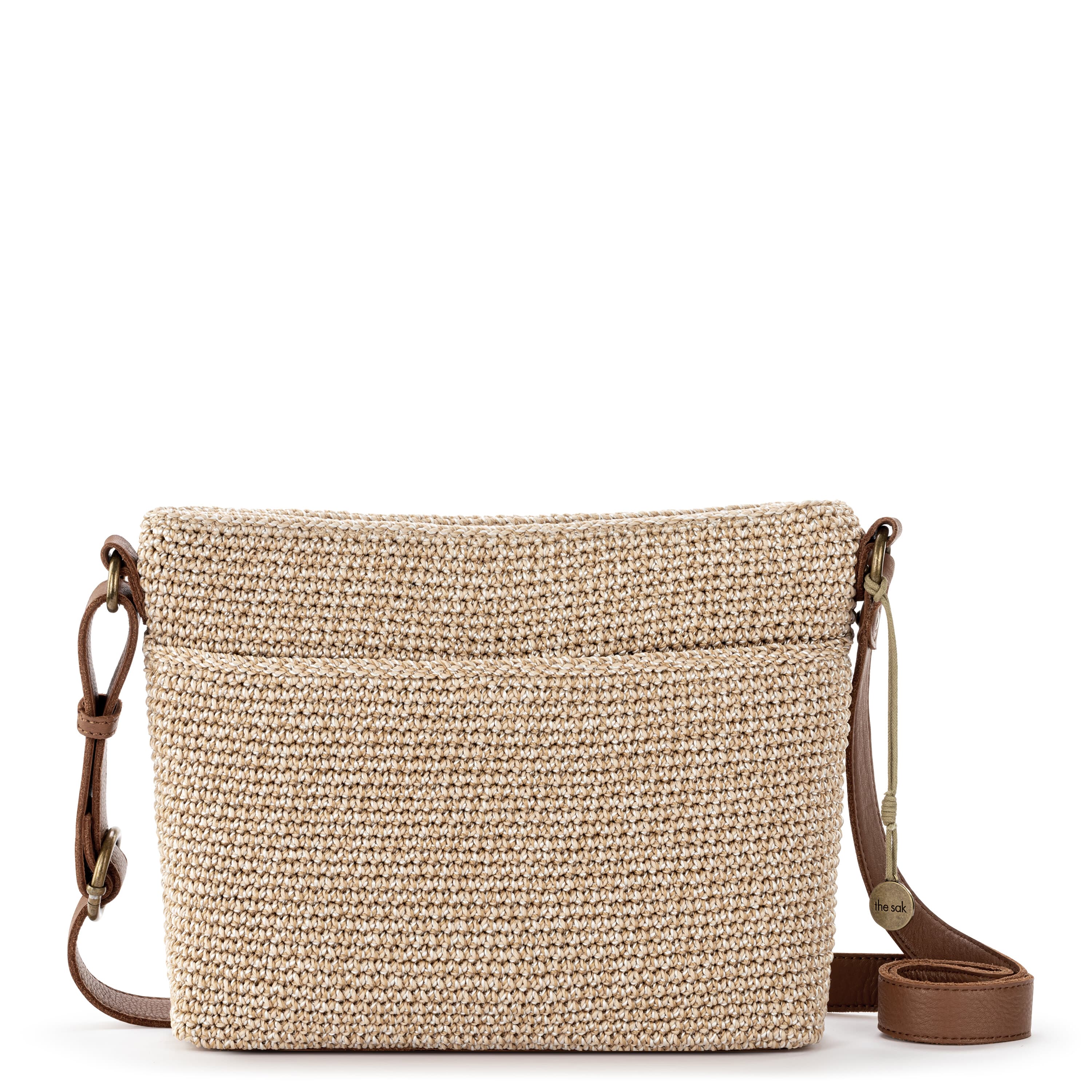 Image of Melrose Crossbody - Hand Crochet - Bamboo Static