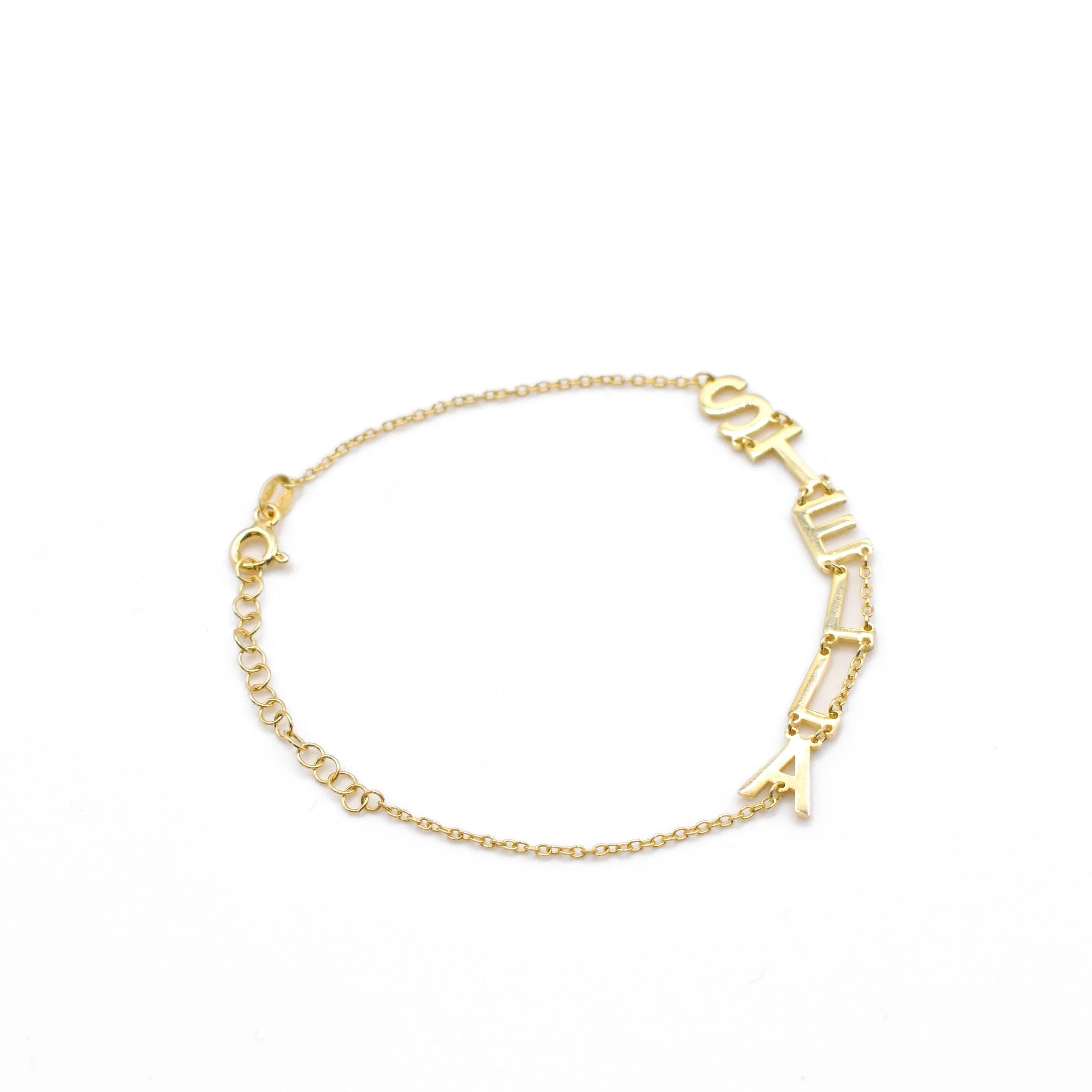 Image of Custom Vertical Name Bracelet