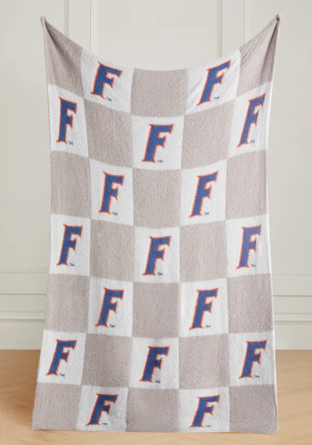 College Buttery Blanket- Neutral- Pre Order 8-15 or sooner!
