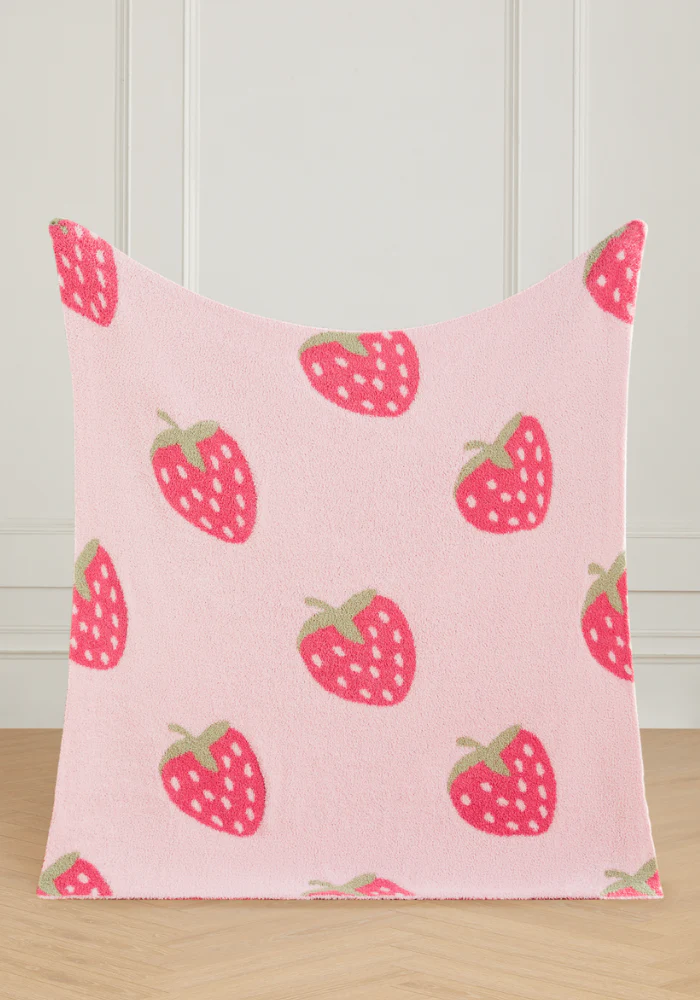 Strawberry Buttery Blanket- Receiving