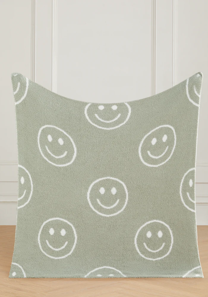 Smiley Buttery Blanket- Receiving