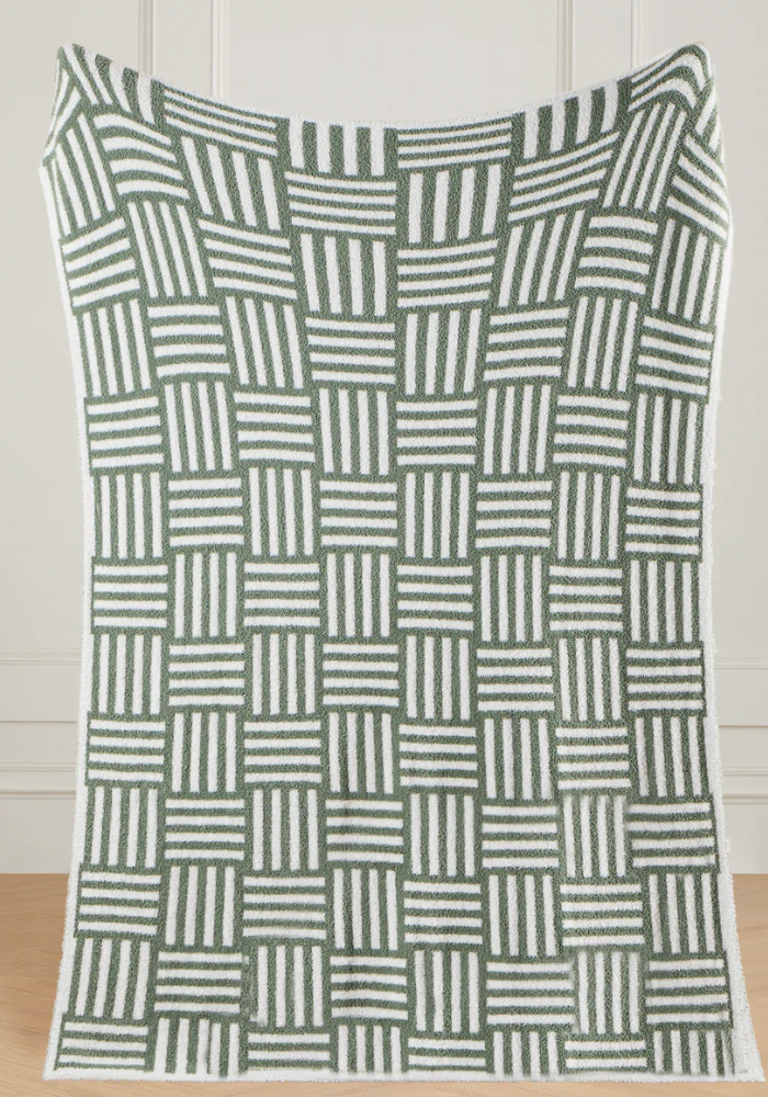 Basketweave Buttery Blanket- Pre Order Nov 14th