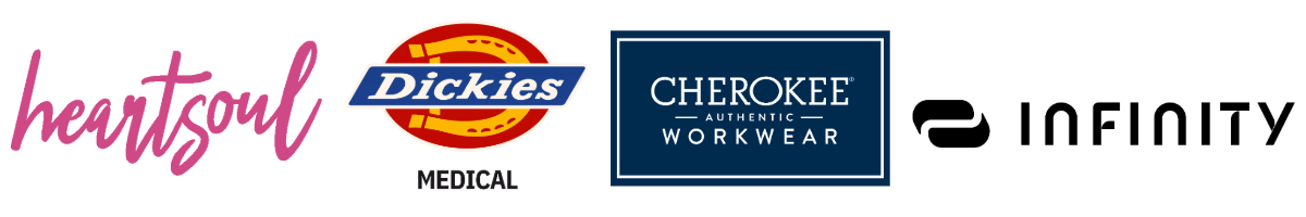 Heartsoul, Dickies, Cherokee, and Infinity, all 20% OFF