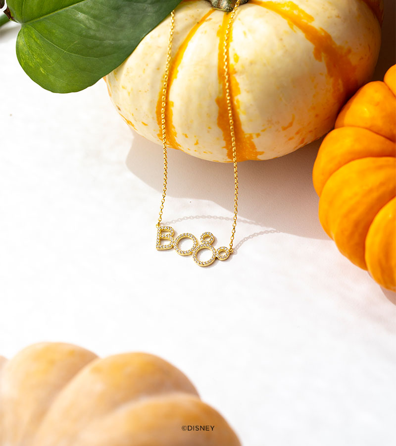 Boo Mickey Ears Necklace