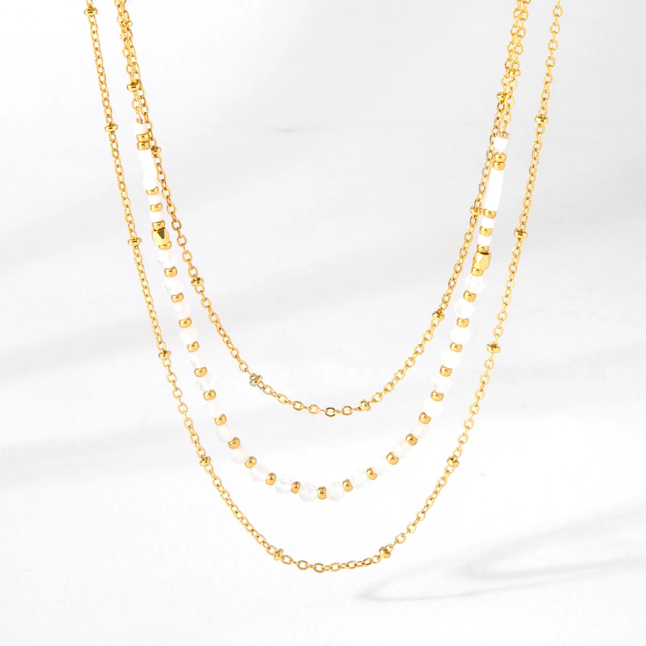 Golden Cascade Necklace