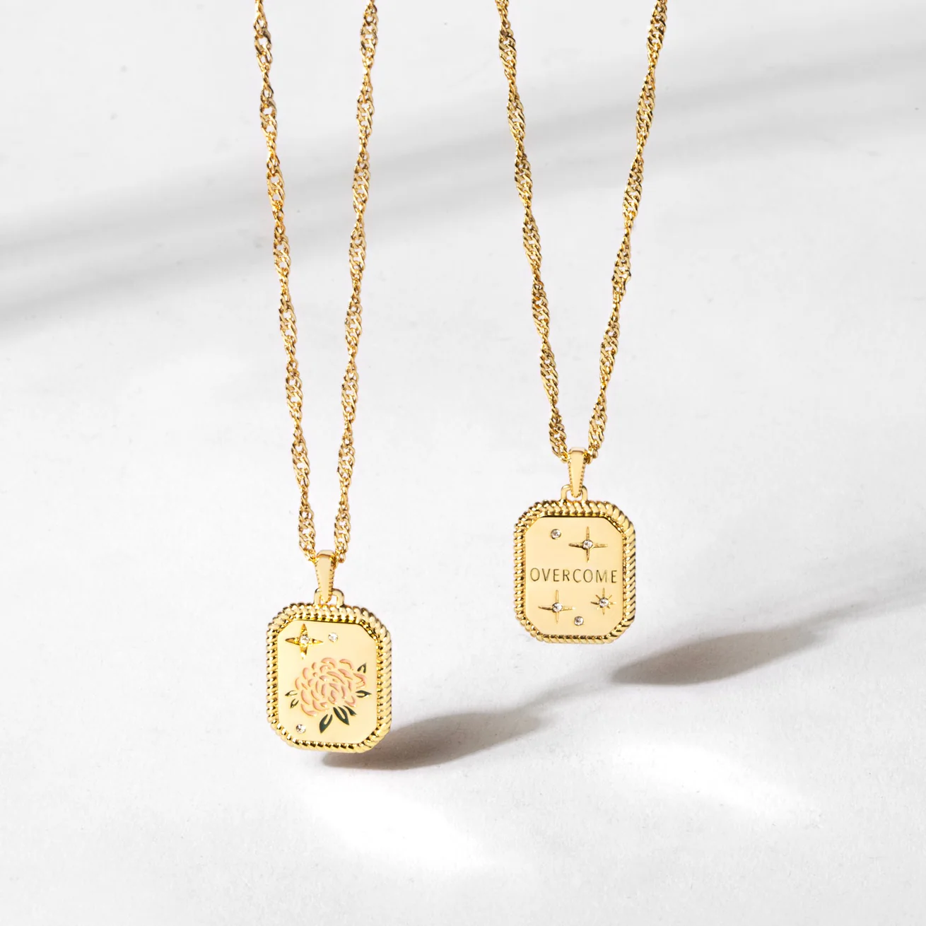 Overcome Pendant Necklace