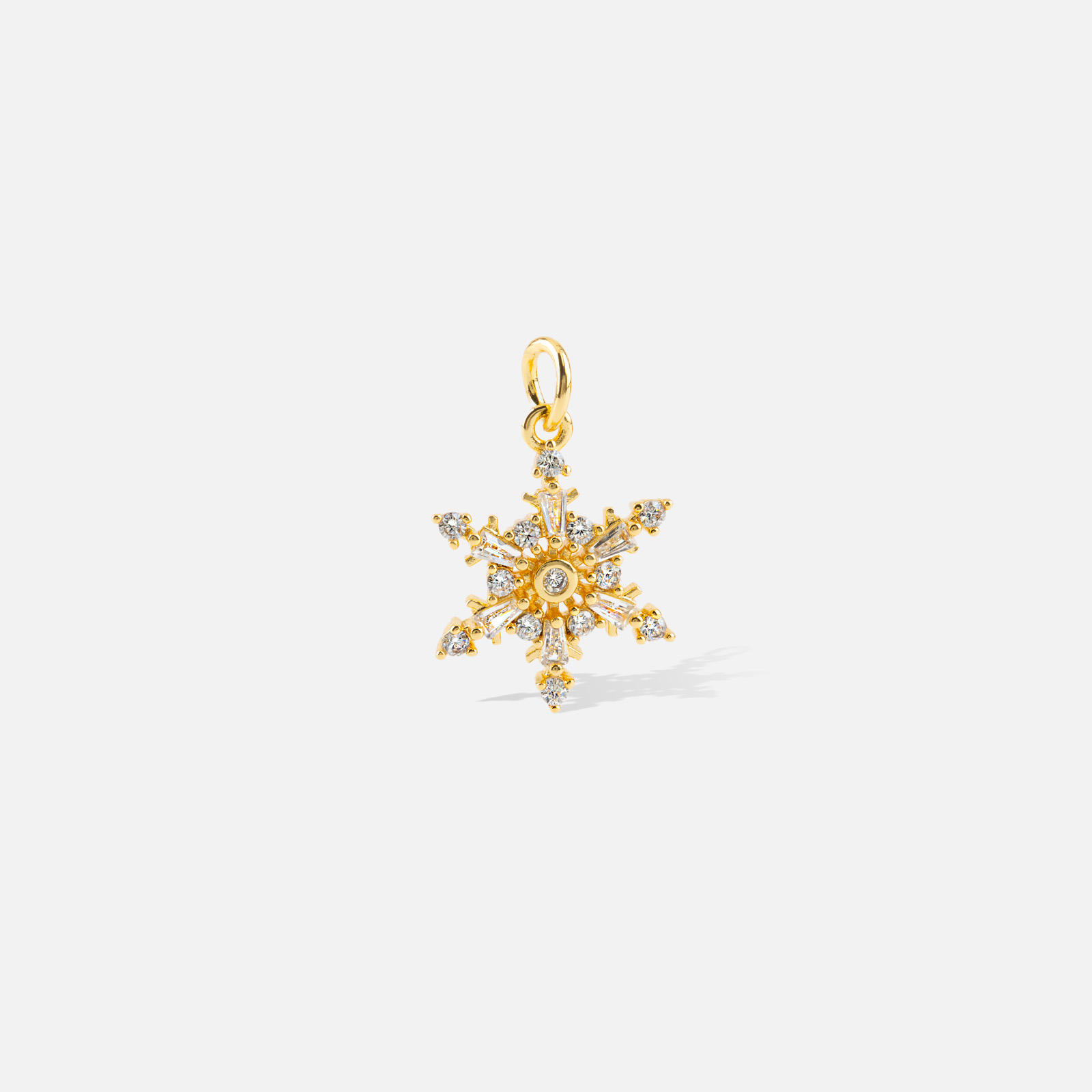 Snowflake Charm Pendant