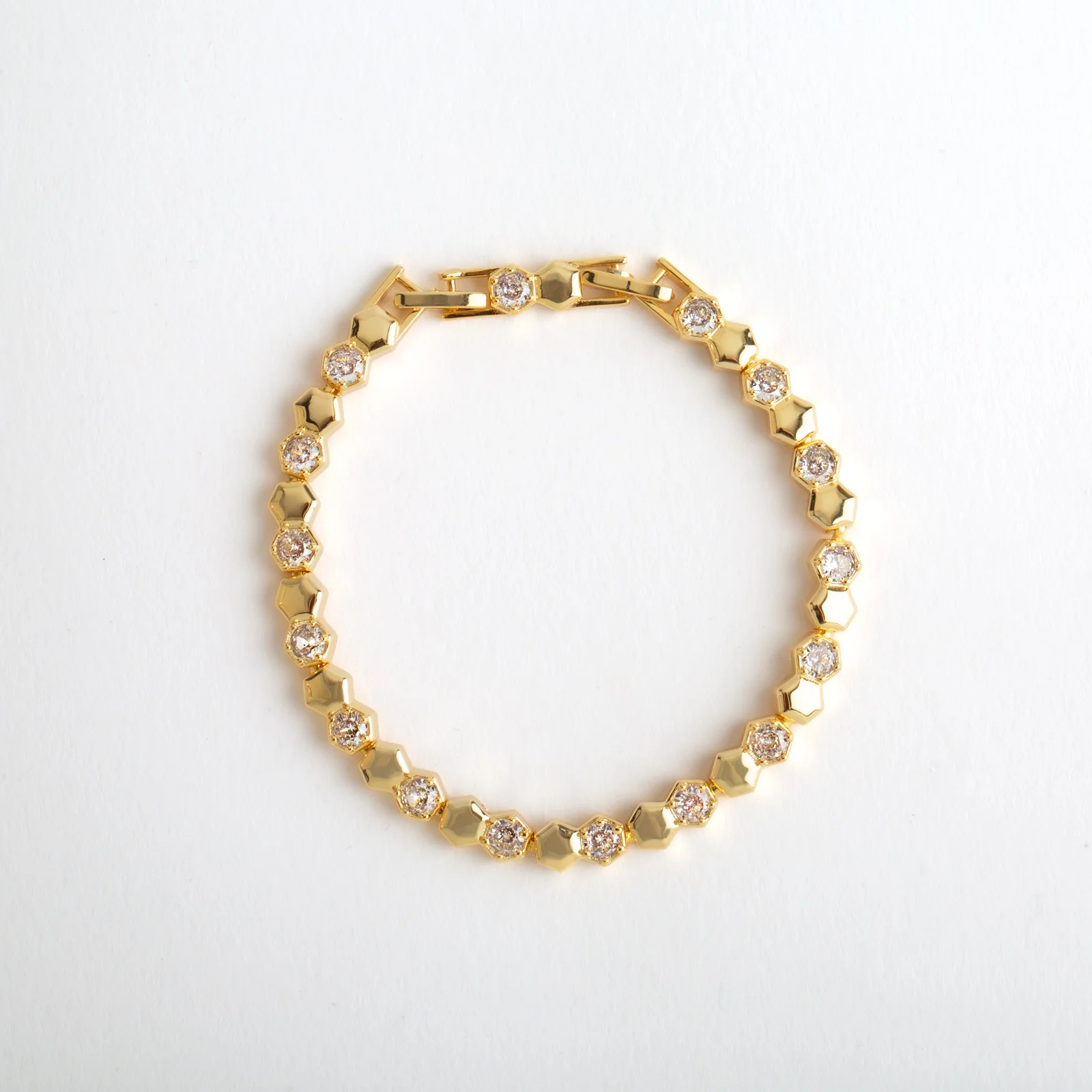 Image of Honeycomb Luxe Tennis Bracelet