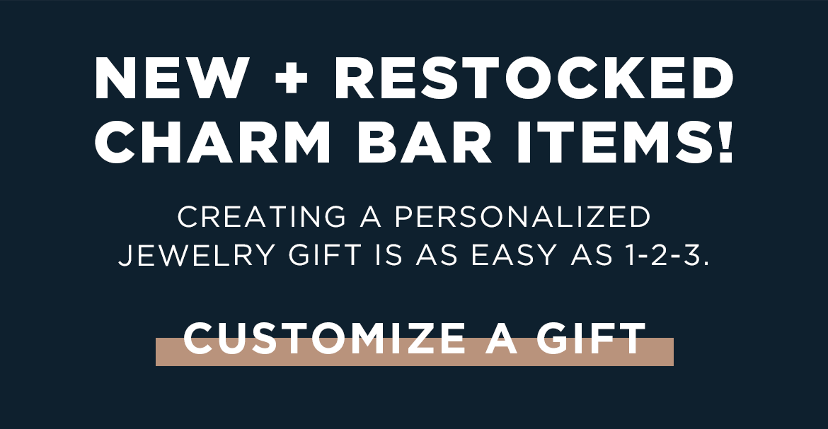 New + Restocked Charm Bar Items