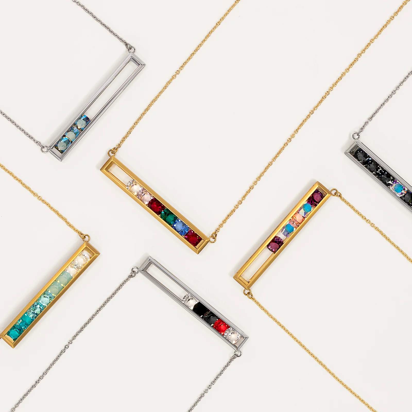 Image of Birthstone Bar Necklace