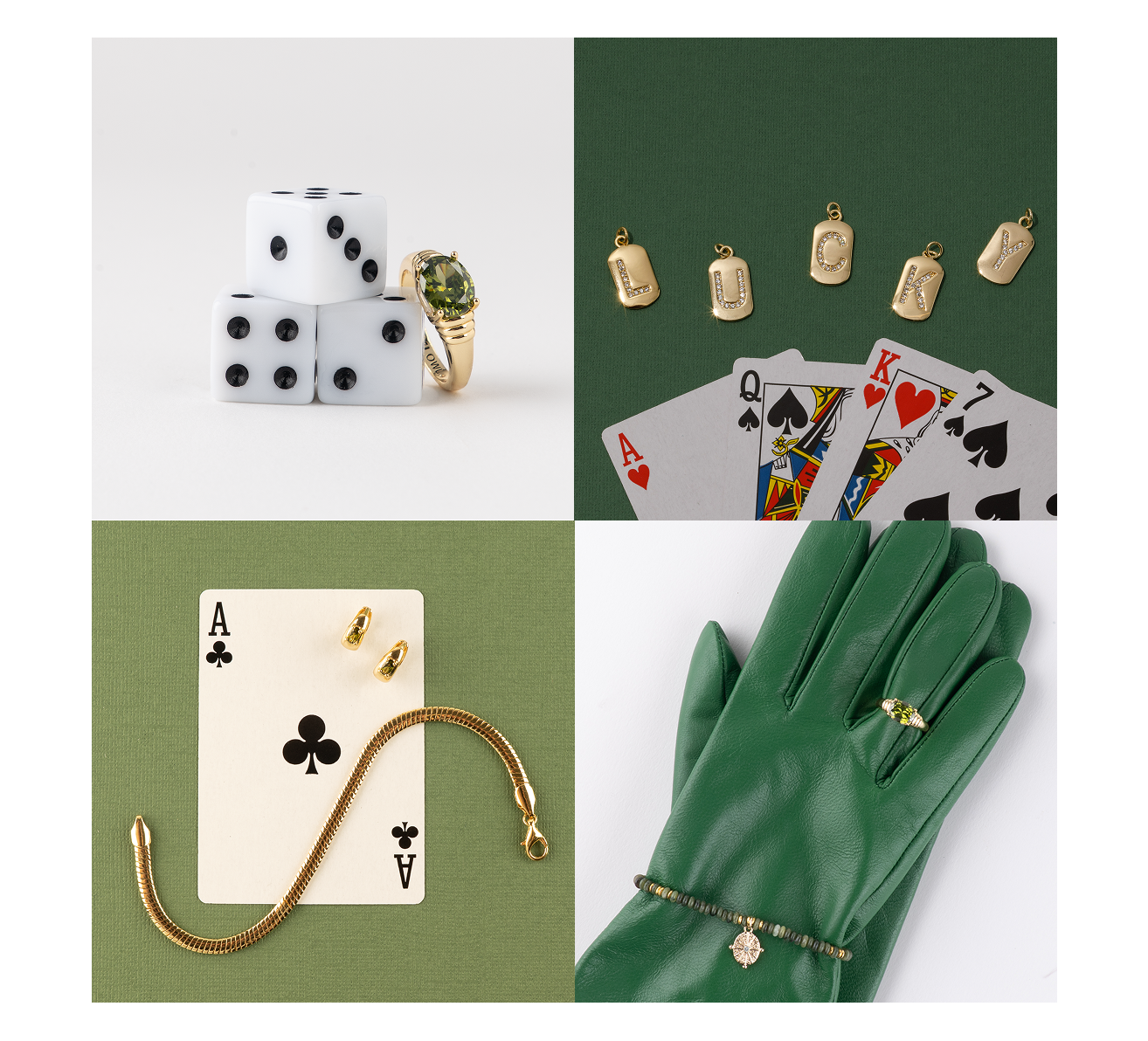 an image of a collection of jewelry including a necklace, ring, and a ring