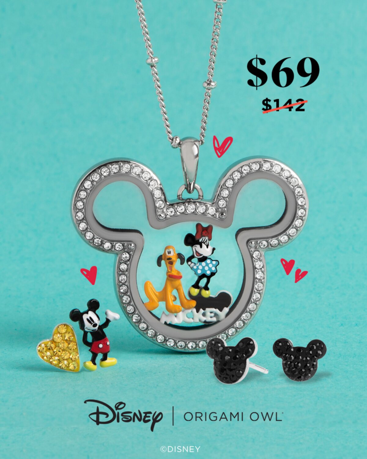 Disney Mickey and Friends Jewelry Set - was $142 now $69